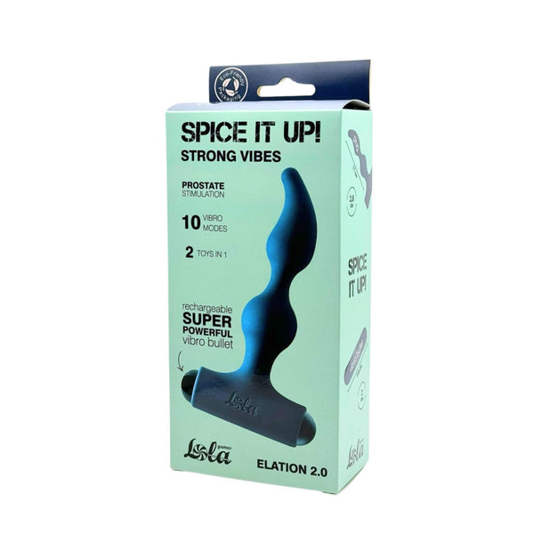 Analplug mit Wiederaufladbarem Bullet Spice It Up Elation 2.0